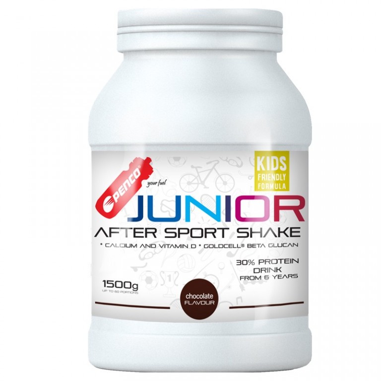 Regenerační nápoj pro juniory  JUNIOR AFTER SPORT SHAKE 1500g  Choco